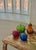 1970’s Vintage Handblown Glass Fruit by Rainbow Art Company/Viking Glass Company - Set of 4 For Sale - Image 10 of 11