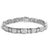 An ode to modern poise, this 18K white gold masterpiece gleams with a high‑polish finish, its buckle‑inspired links...