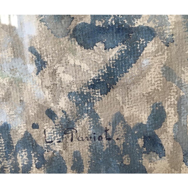 Louis-Claude Paviot, Fleurs en folie, Watercolor & Gouache on Paper, Framed For Sale - Image 4 of 8