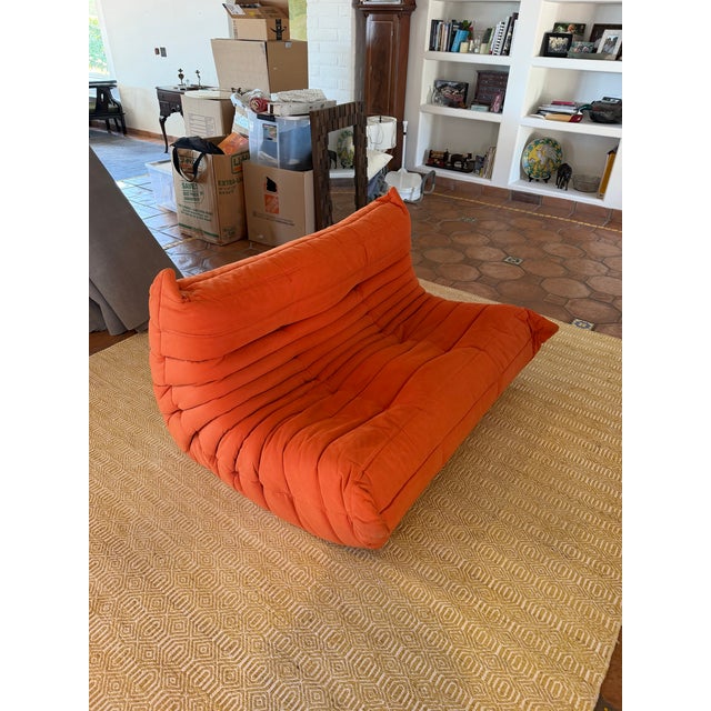 Mid-Century Modern Ligne Roset Togo Loveseat For Sale - Image 3 of 6
