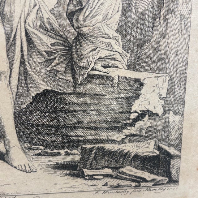 Hamlet Winstanley, Depicting the Myth of Glaucus and Scylla, 1720s, Engraving For Sale - Image 11 of 15
