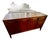 1950s Basic-Witz Solid Cherry MCM Double Dresser With 6 Drawers For Sale