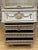 Mid 20th Century Vintage French Provincial Hand Carved White Secretary Desk and Display Cabinet For Sale - Image 5 of 9