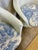 Mid 20th Century Mid-Century Saarinen Style Chairs With Blue Toile Cushions-a Pair For Sale - Image 5 of 7