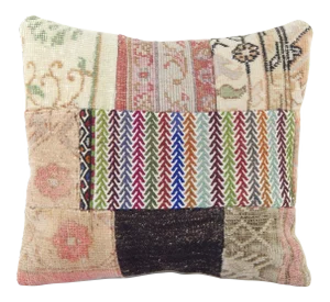 Hand Embroidery Turkish Patchwork Pillow