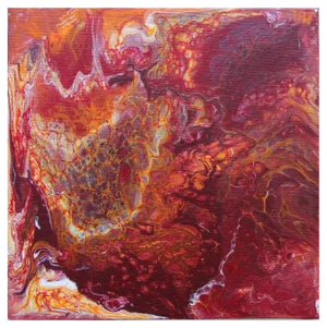 Brigitte Mathé, Abstract 3, 2021, Acrylic on Canvas