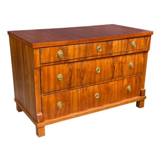 Biedermeier Chest of Drawers in Cherry, 1810s For Sale