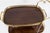 Mid-Century French Walnut and Brass Galleried Drinks Trolley, 1950s For Sale - Image 15 of 18