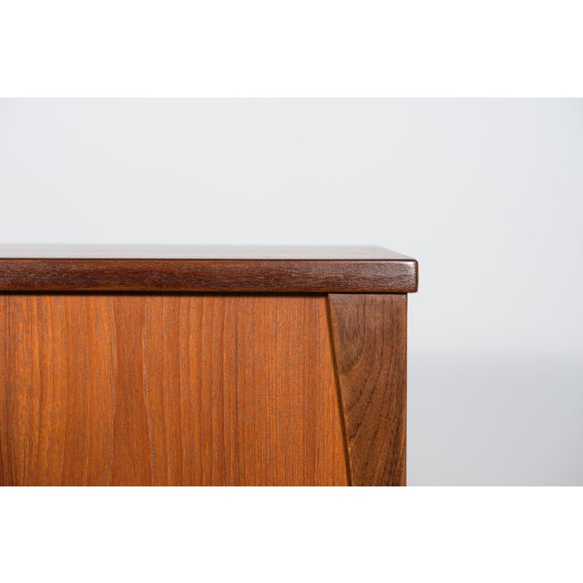1960s Mid-Century Modern Teak Highboard, Denmark, 1960s For Sale - Image 5 of 18