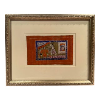 17th - 18th Century Indian Miniature Painting Depicting Scene From Ramayana For Sale