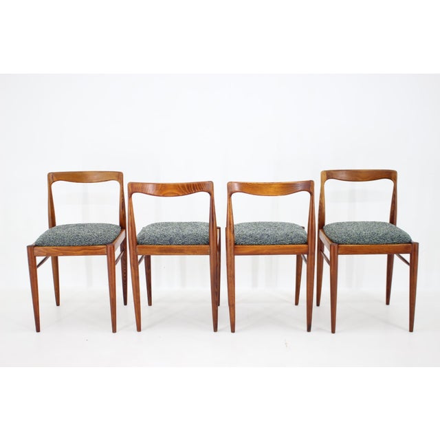 Dining Chairs attributed to Drevotvar Jablone, Czechoslovakia, 1970s, Set of 4 For Sale - Image 6 of 14