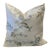 Traditional Silk Floral Throw Pillow For Sale
