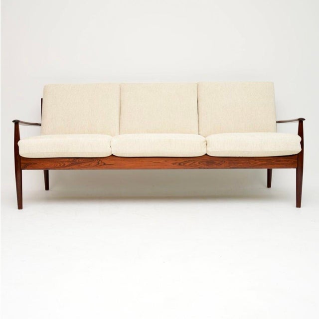 1960s Vintage Danish Sofas by Grete Jalk for France and Son, 1960, Set of 2 For Sale - Image 5 of 12