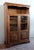 1980s Vintage Hand-Crafted Italian Walnut Bookcase Cabinet, 1980s For Sale - Image 5 of 7