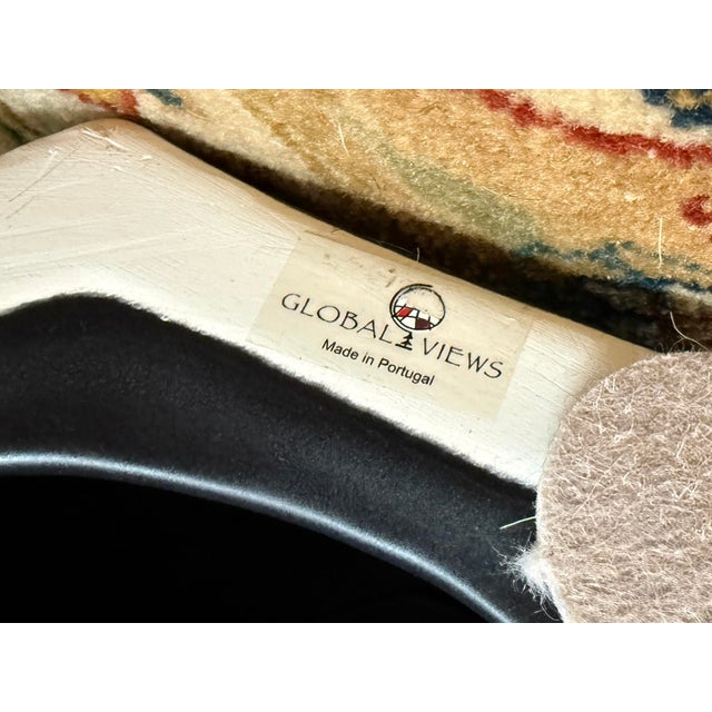 Global Views Black Trunk Stools, Pair For Sale - Image 11 of 12