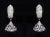 A Pair of Diamond Ruby 18K Solid Gold 3-IN-1 Chandelier Dangle Cluster Earrings For Sale - Image 4 of 10