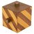 Mid-Century Ice Bucket in Wood and Brass attributed to Tommaso Barbi, Italy, 1960s For Sale - Image 17 of 17