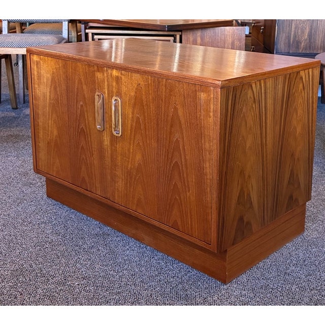 Mid Century Modern Teak Cabinet / Cupboard with Open Interior by G-Plan Furniture, UK c.1960 Quality Built by G-Plan...