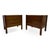 Mid-Century Modern Mid-Century Modern Danish Walnut Bedside Tables, 1970s, Set of 2 For Sale - Image 3 of 18