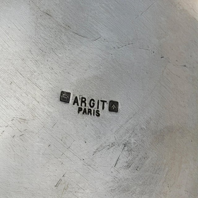 Antique French Silver-Plated Champagne Bucket from Agrit Paris, 1890s For Sale - Image 9 of 17