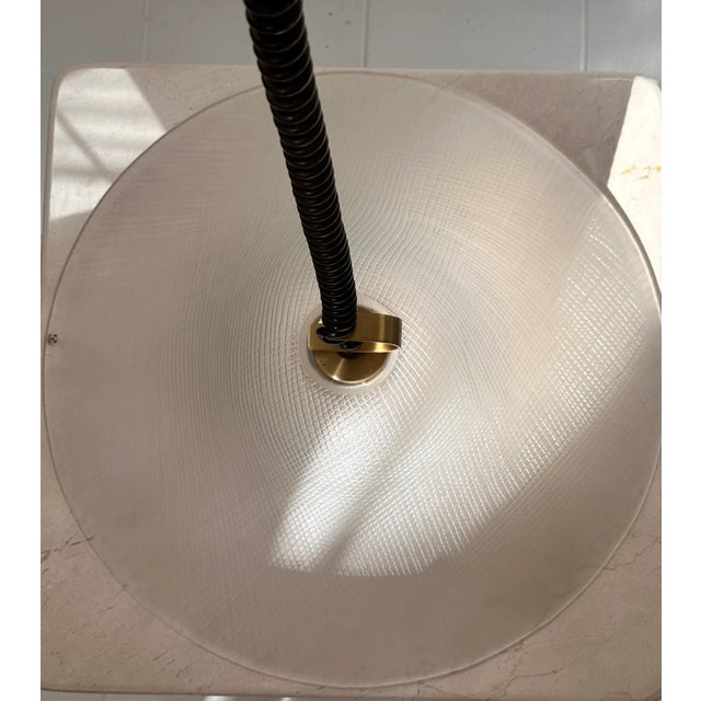 Mid-Century Modern Mid-Century Opaline Glass Pendant from Peill & Putzler, 1970s For Sale - Image 3 of 10