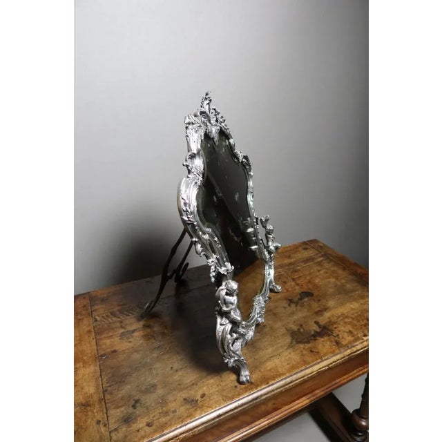 Table Mirror with Cherubs For Sale - Image 6 of 13