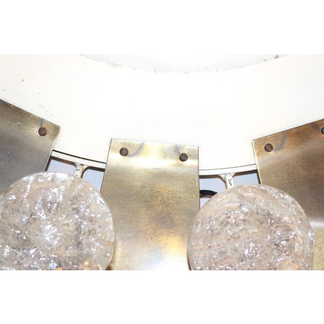 Vintage Mirror with Brass Details, 1960 For Sale - Image 9 of 13