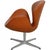 Vintage Swan Chair in Walnut and Leather by Arne Jacobsen, 2000s For Sale - Image 13 of 17