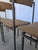 Black Vintage Industrial School Chairs in Brown Fabric with Black Metal Bases, 1970s, Set of 6 For Sale - Image 8 of 18