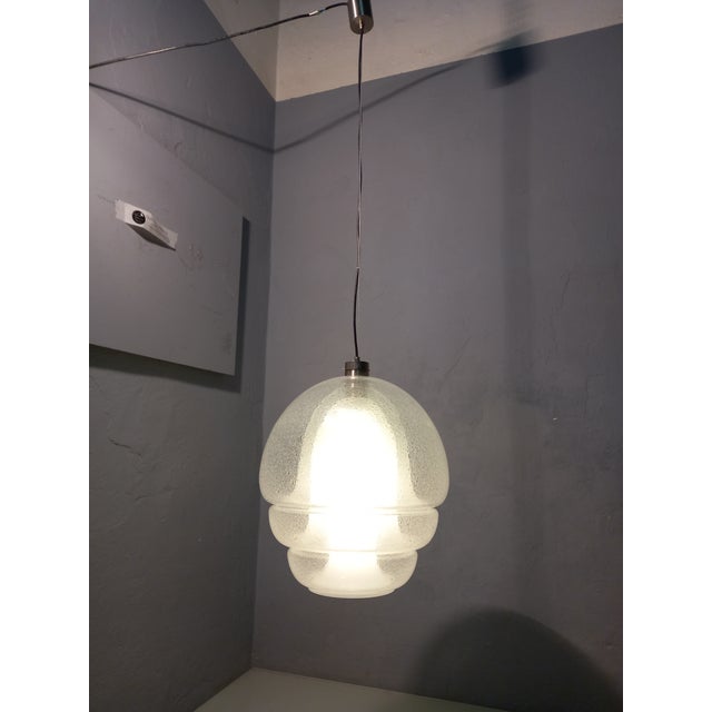 Polpo LS134 Pullegous Pendant Light in Murano Glass by Carlo Nason for Mazzega, 1980s For Sale - Image 11 of 15