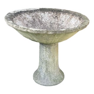 Vintage Reconstituted Stone Planter, 1970s For Sale