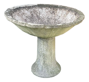Vintage Reconstituted Stone Planter, 1970s