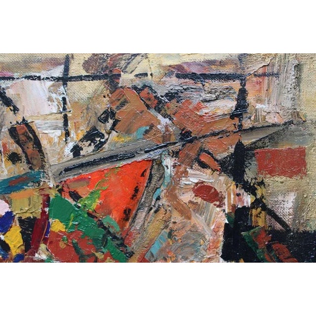 Igor Leontiev, Composition, 1992, Oil on Canvas For Sale - Image 3 of 5