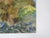 Contemporary oil on wood panel abstract impasto landscape painting by K. C. Bacon (20th, 21st c.) Washington. Signed,...