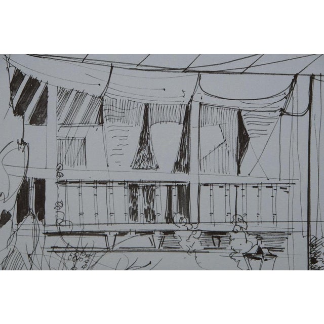 Camille Hilaire, Façade d'une maison, Lithograph For Sale - Image 5 of 8