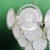 White Discs Chandelier in Murano Glass attributed to Gino Vistosi for Vistosi, 1970s For Sale - Image 6 of 10