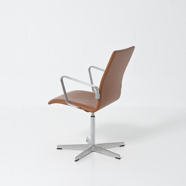 Metal Oxford Chair by Arne Jacobsen for Fritz Hansen, 1960s For Sale - Image 7 of 18
