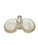 Glass Art Nouveau Salt and Pepper Holder by HSG Ząbkowice, Poland, 1920s For Sale - Image 7 of 11