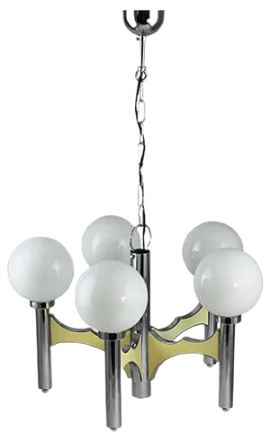 Large Vintage Chandelier by Gaetano Sciolari