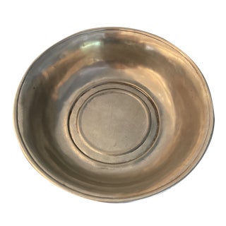 2000s Arte Italica Pewter Bowl For Sale