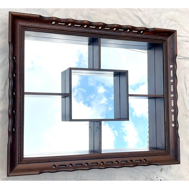 Early 20th Century Continental English Collector's Wall Shelf For Sale - Image 4 of 12