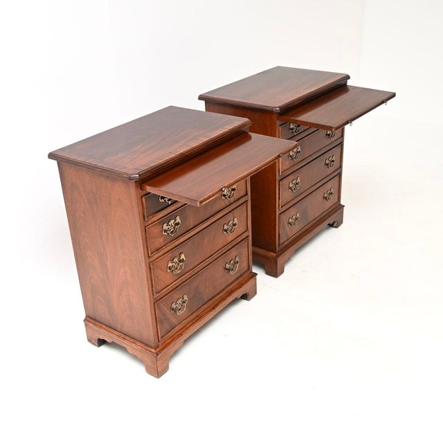1950s Mahogany Chests of Drawers, 1950, Set of 2 For Sale - Image 5 of 12