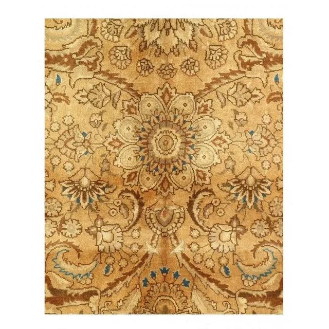 Traditional Pasargad N Y Antique Persian Tabriz Lamb's Wool Rug - 10'5" X 13'0" For Sale - Image 3 of 5
