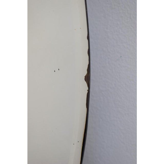 Circular Mirror with 3 Lights, Italy, 1970s For Sale - Image 10 of 16