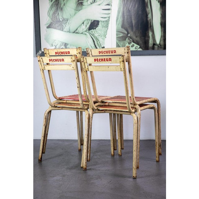 Garden Table and Chairs, 1940s, Set of 5 For Sale - Image 9 of 15
