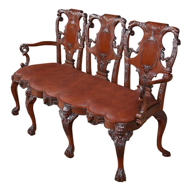 Niagara Furniture Three Seat Federal Style Chair For Sale