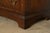 Baker Furniture Style Georgian Banded Flame Mahogany and Burlwood Three-Drawer Bedside Chests, Pair For Sale - Image 11 of 14
