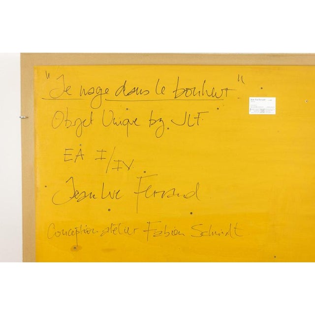 Wood I Swim in Happiness, Bas-Relief Panel For Sale - Image 7 of 9