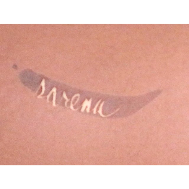 Mid-Century Modern Mid Century California Pottery Ashtray by Sarena After Sascha Brastoff C 1950's For Sale - Image 3 of 12