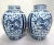 This is an impressive set. They are beautifully hand painted and glazed. There are soft flaws and smooth scars in both...